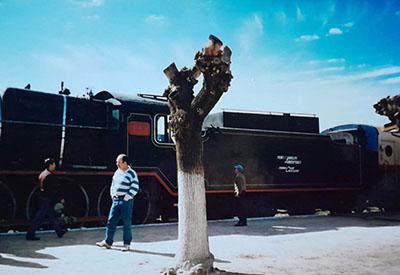 Tren en el andén